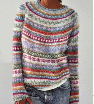 Harper - Retro Knitted Sweater