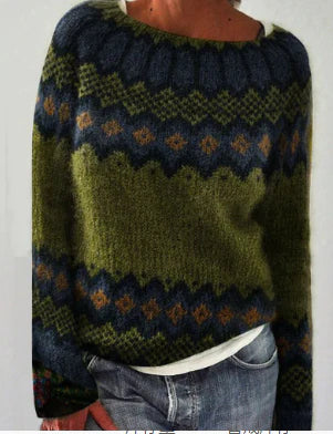 Harper - Retro Knitted Sweater
